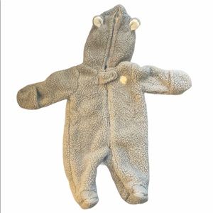 Carter’s Fuzzy Hooded NB Footie